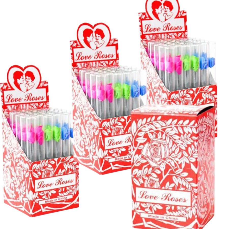 Love Roses Glass Tubes 36pcs = 4 Box Wholesale Price 144Pcs Total Love Roses Glass Tubes 36pcs = 4 Box Wholesale Price 144Pcs Total