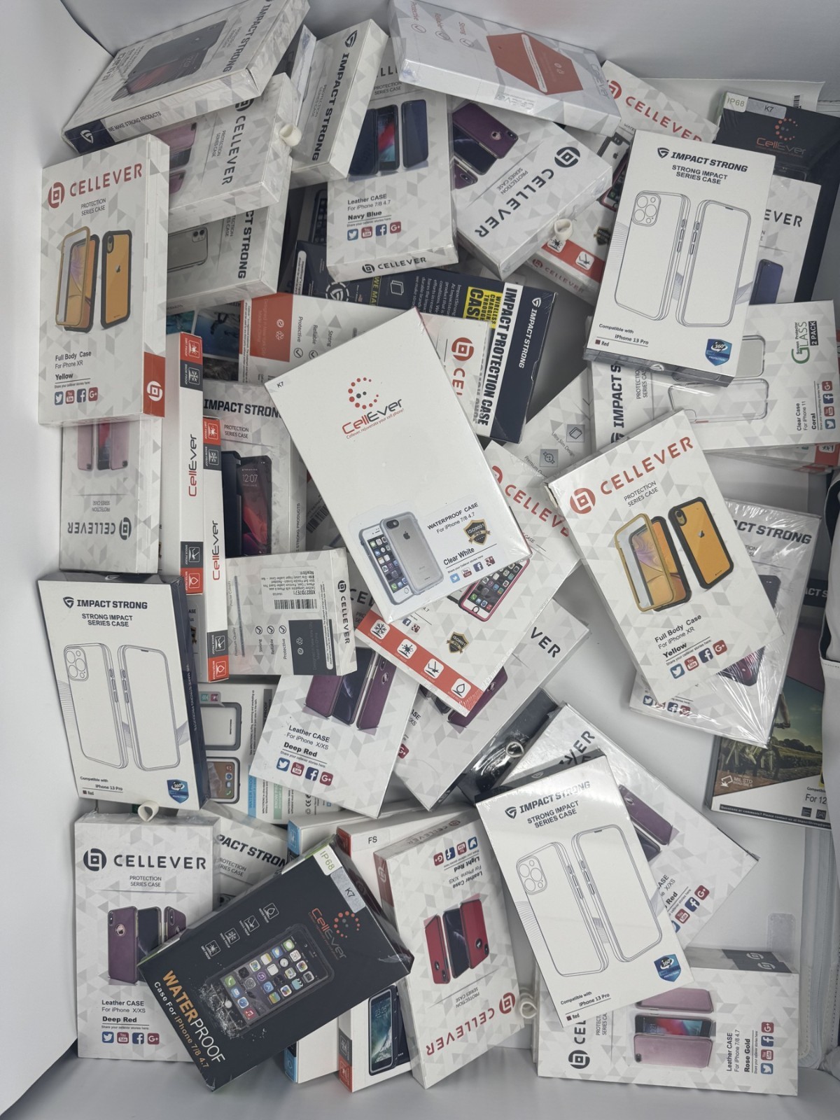 50 New iPhone Cases Mixed Lot Wholesale Bulk Random Assortment Duplicates