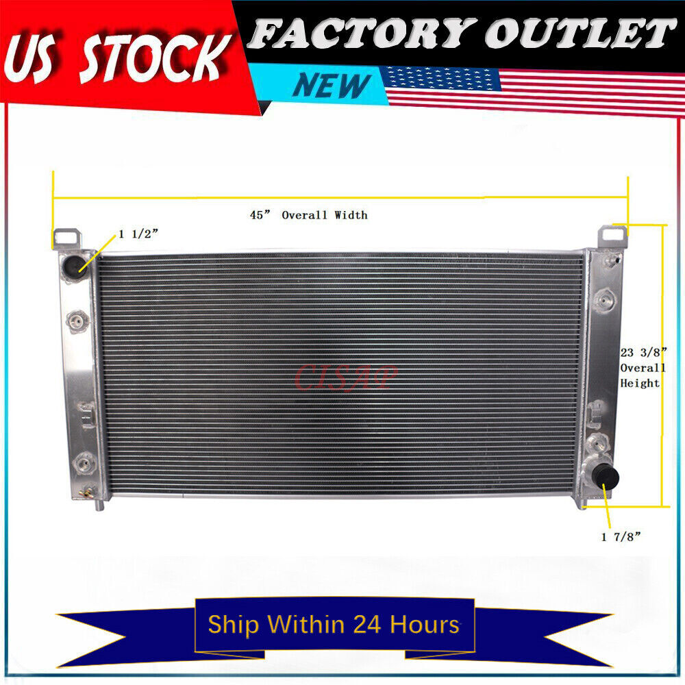 Aluminum Radiator For Chevy GMC Silverado 3500 Sierra 2500 HD Classic 2003-2007 Aluminum Radiator For Chevy GMC Silverado 3500 Sierra 2500 HD Classic 2003-2007