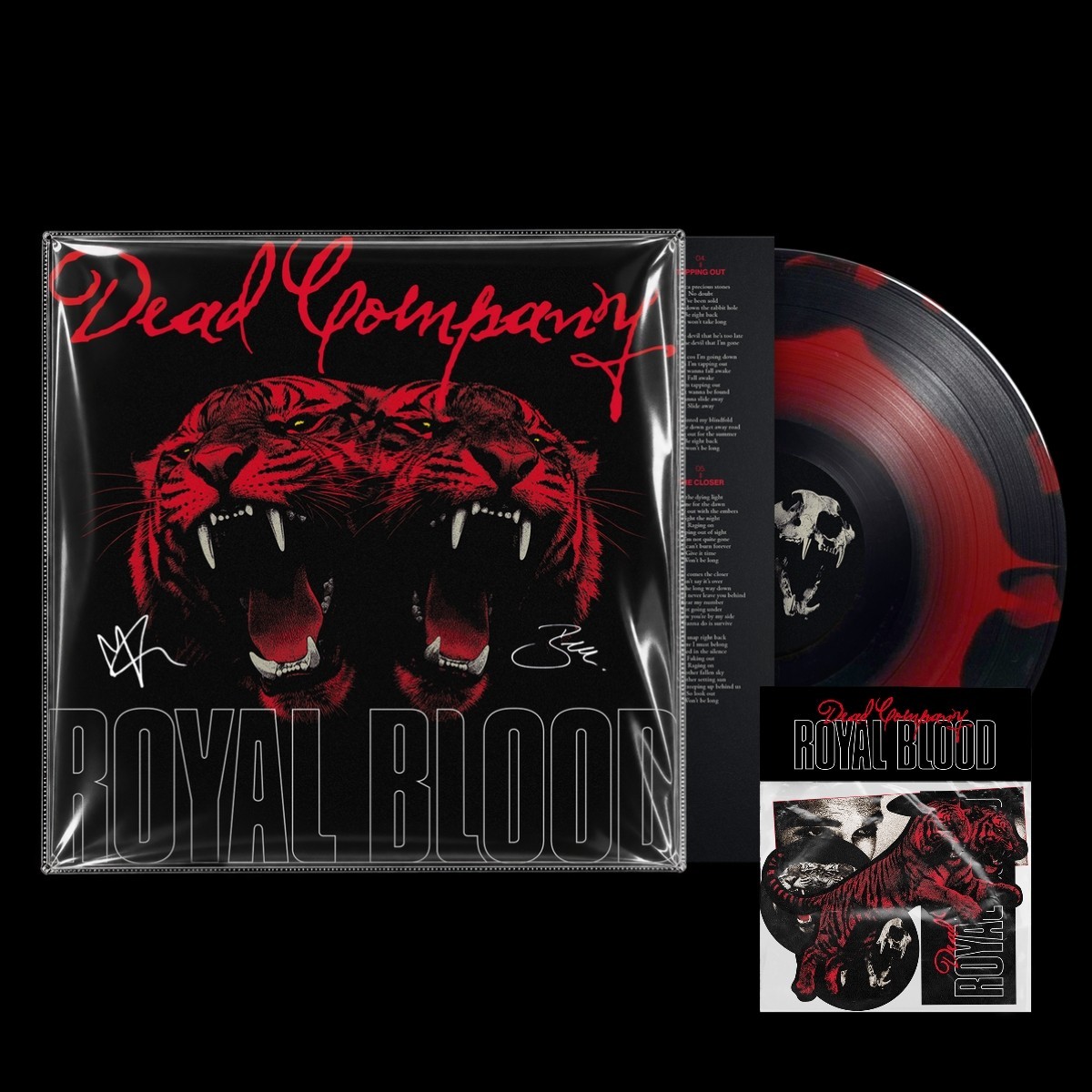 SIGNED ON COVER Royal Blood Dead Company Inkspot   LP + Sticker PRE-ORDER 13/11