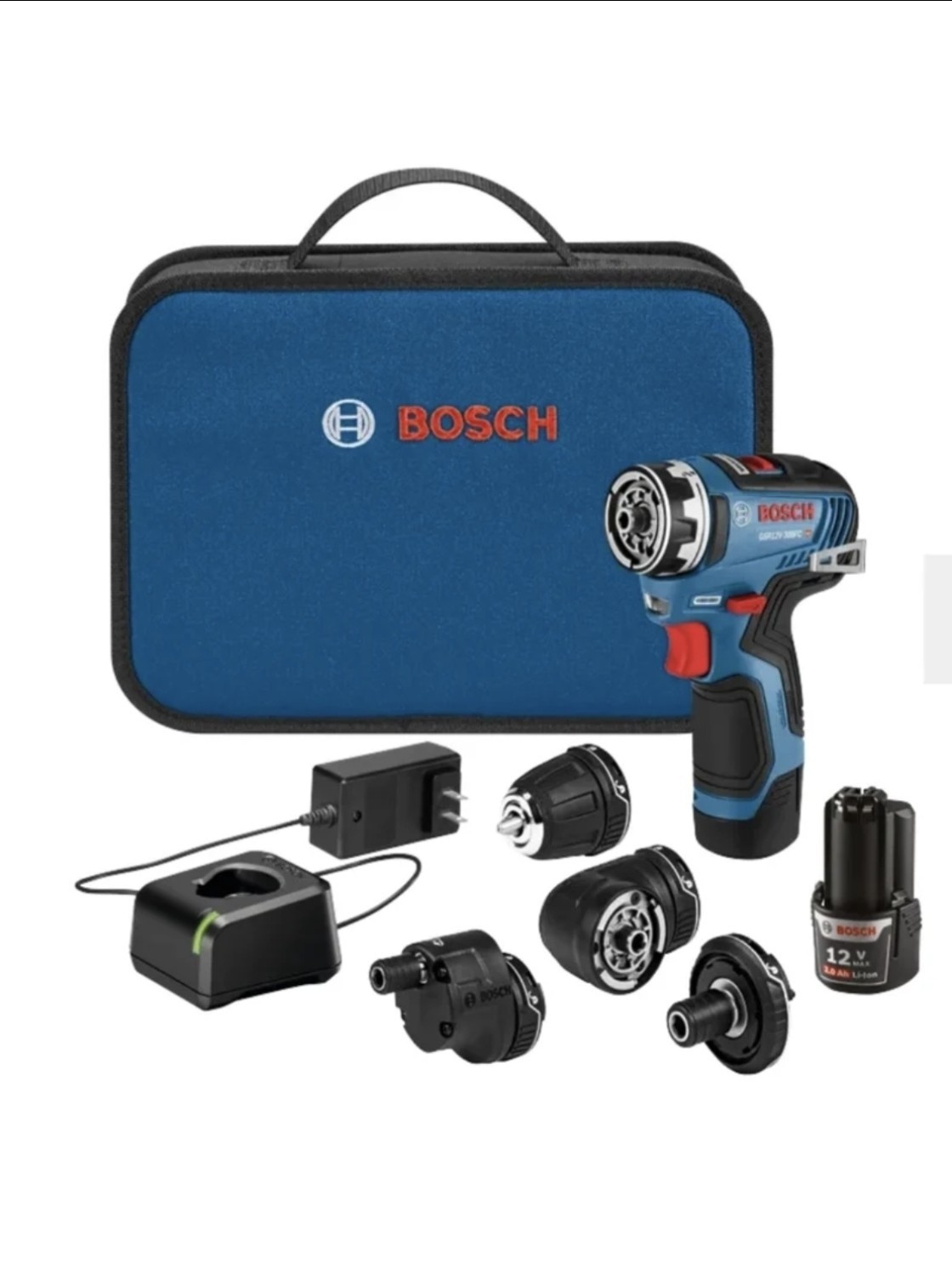 ⭐️NEW⭐️ BOSCH 12V MAX Flexiclick® Brushless  5-In-1 Driver Kit GSR12V-300FCB22