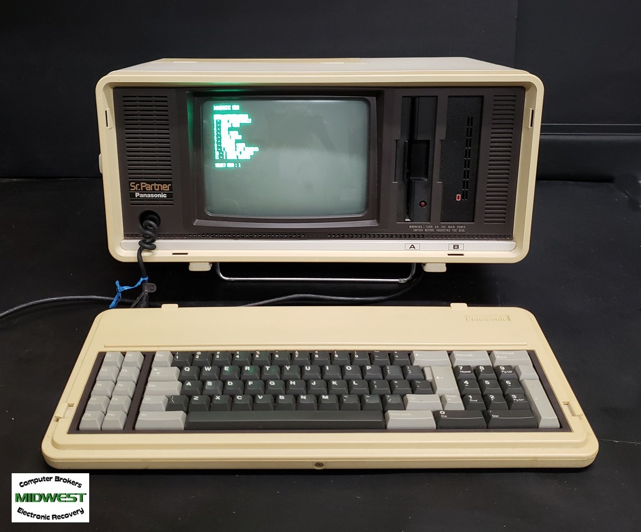 Vintage Panasonic Sr. Partner RL-H7000W Portable IBM PC-Compatible Computer Vintage Panasonic Sr. Partner RL-H7000W Portable IBM PC-Compatible Computer