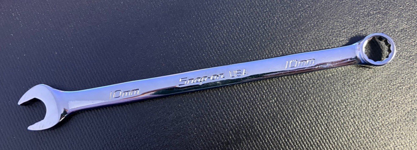 Snap-on Tools SOEXM10 10mm Metric Flank Drive PLUS Combination Wrench USA 