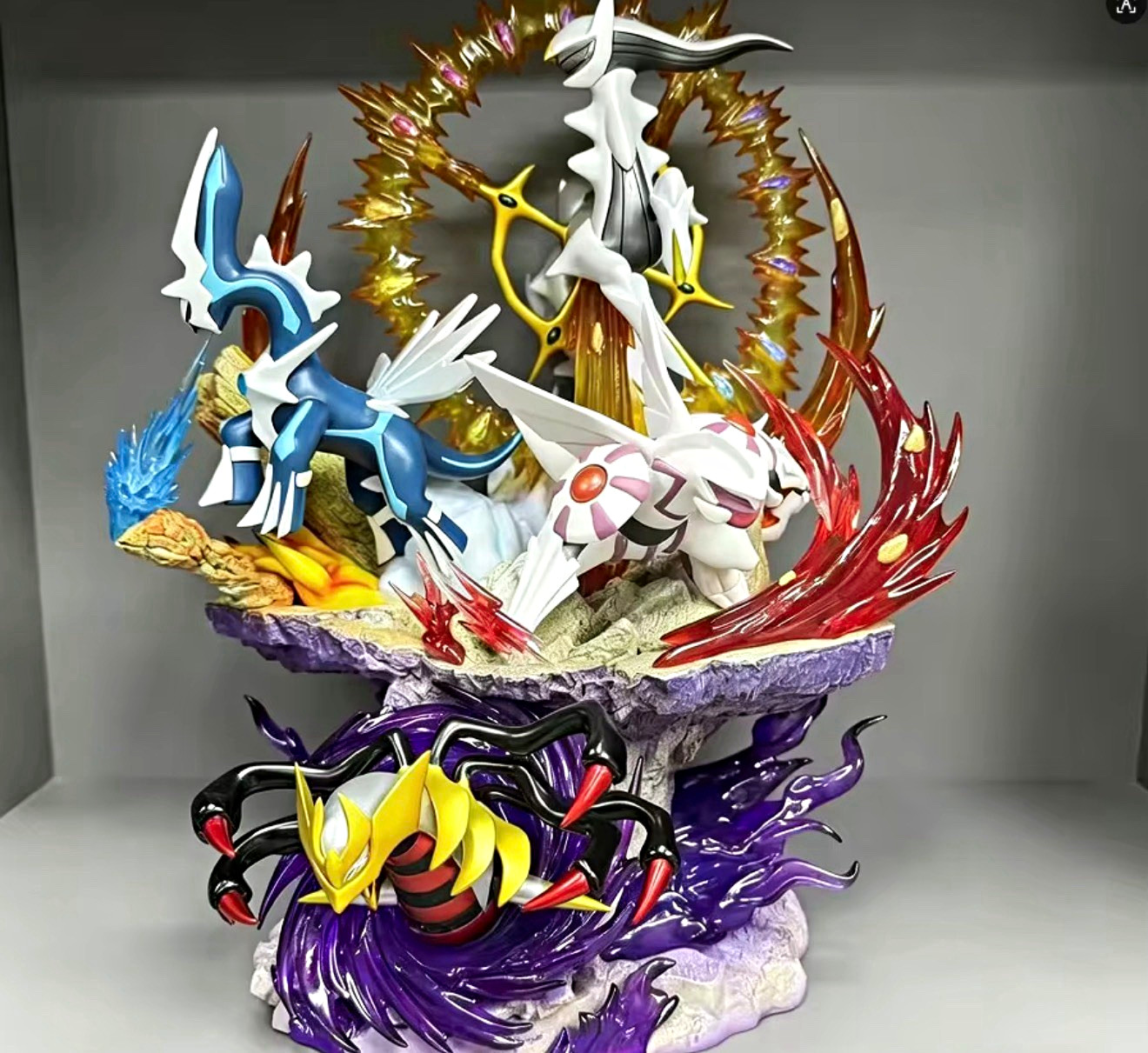 37cm Anime Gk Figure Luminous Four Legendary Model Decorative Ornament 37cm Anime Gk Figure Luminous Four Legendary Model Decorative Ornament