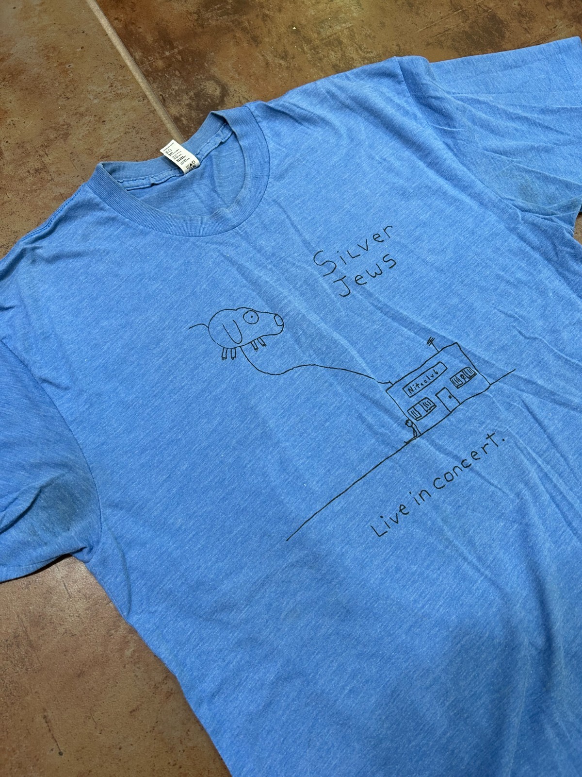 RARE Vintage Silver Jews Concert T Shirt M David Berman Pavement RARE Vintage Silver Jews Concert T Shirt M David Berman Pavement