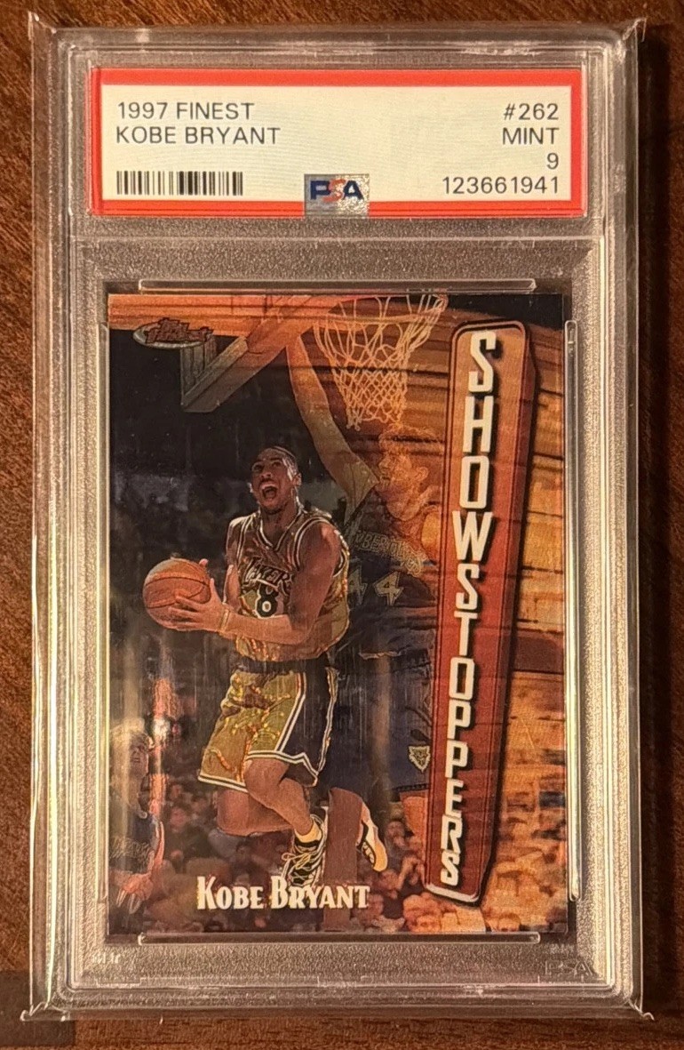 Kobe Bryant 1997-98 Topps Finest Showstoppers #262 Los Angeles Lakers Kobe Bryant 1997-98 Topps Finest Showstoppers #262 Los Angeles Lakers