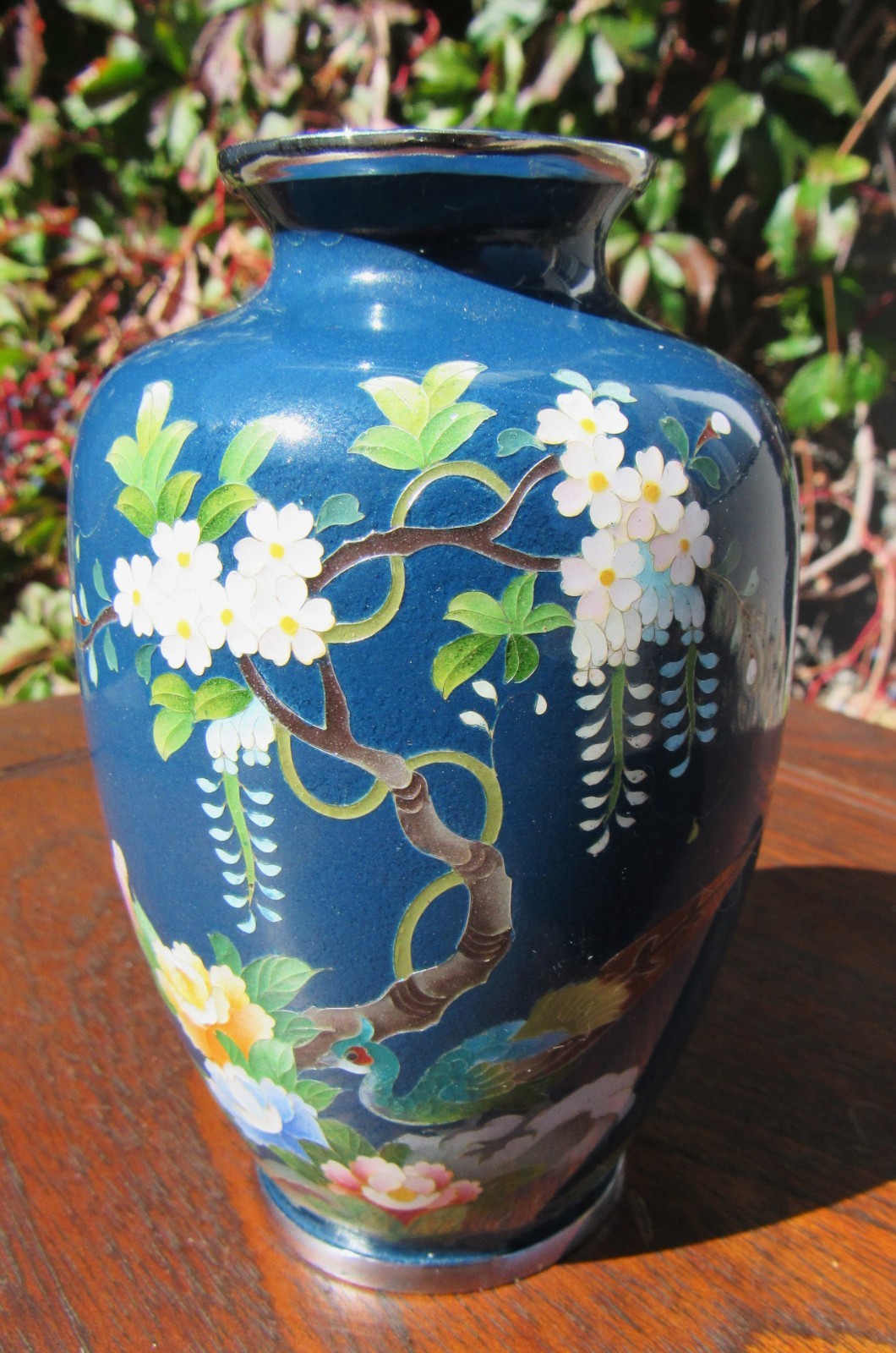 Fine Antique Meiji Era Made In Japanese Cloisonne Enamel 5 1/4 Fine Antique Meiji Era Made In Japanese Cloisonne Enamel 5 1/4