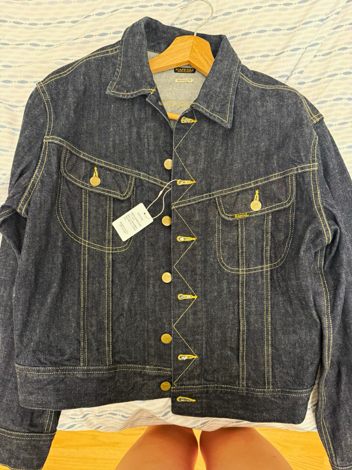 KAPITAL Made in Japan Blue Men’s Westerner 14oz Jacket Size 42 Regular Fit