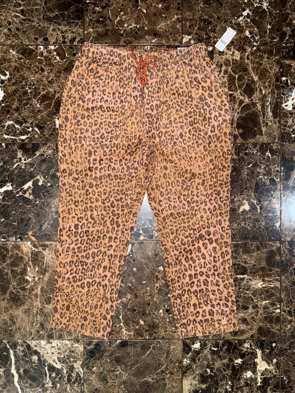 NWT Anthropologie PILCRO The Cottage Leopard Print Corduroy Pants