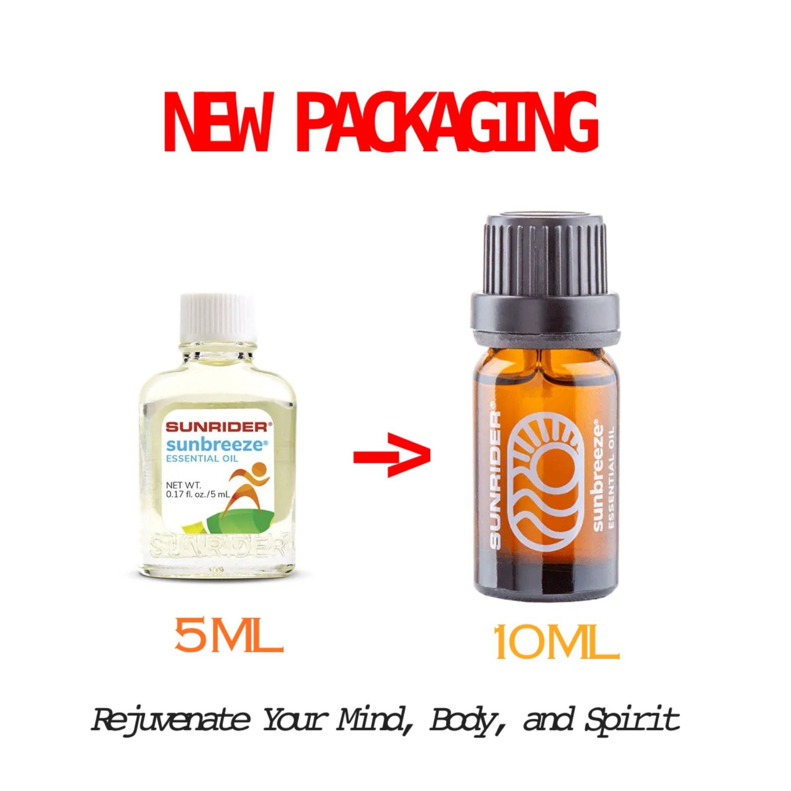 1 Box (3 bottle) Ori Sunrider Sunbreeze Essential Oil Pain Relief Muscle l0ml