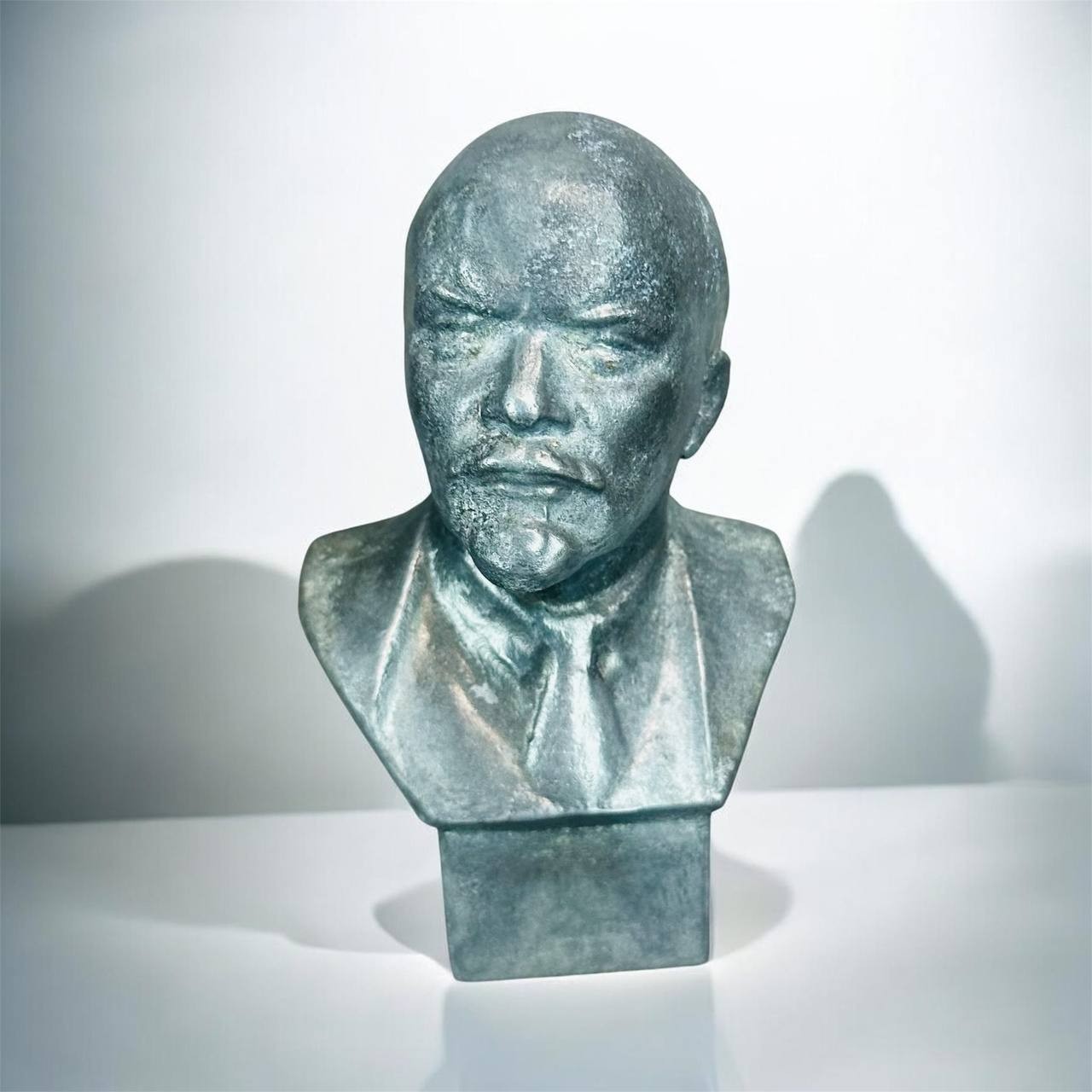 Vintage Soviet Metal Lenin Bust Statue USSR Communist Leader Signed Gevorkyan Vintage Soviet Metal Lenin Bust Statue USSR Communist Leader Signed Gevorkyan