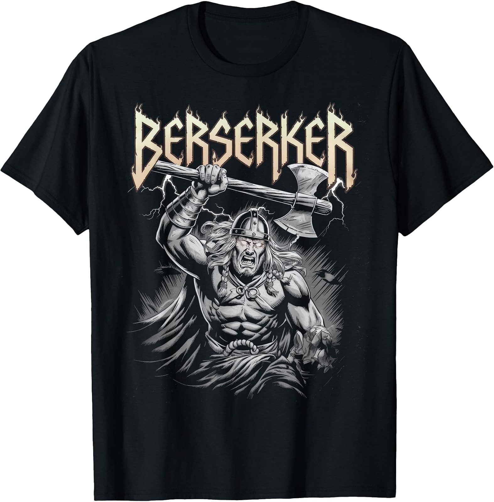 Norse Mythology Berserker Viking Warrior Graphic Tee for Fans Norse Mythology Berserker Viking Warrior Graphic Tee for Fans