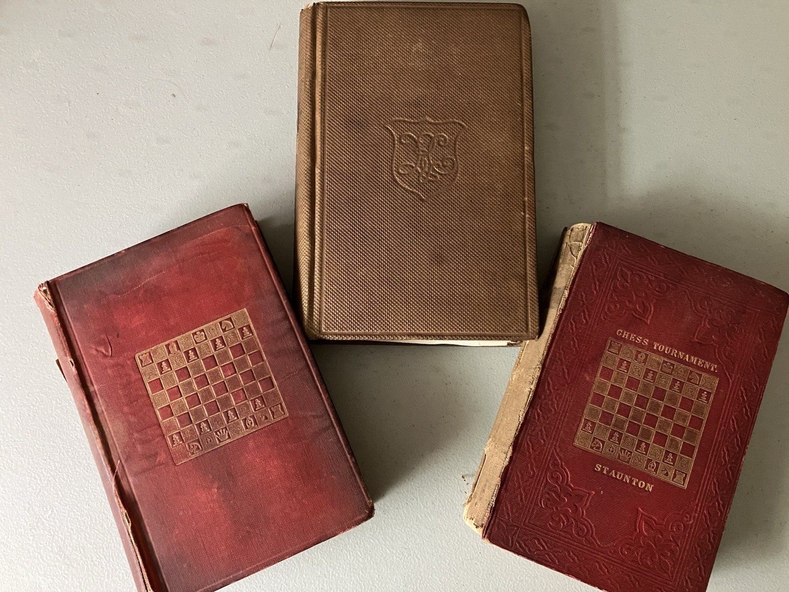 3 Vintage First Edition Chess Books 1800’s 3 Vintage First Edition Chess Books 1800’s
