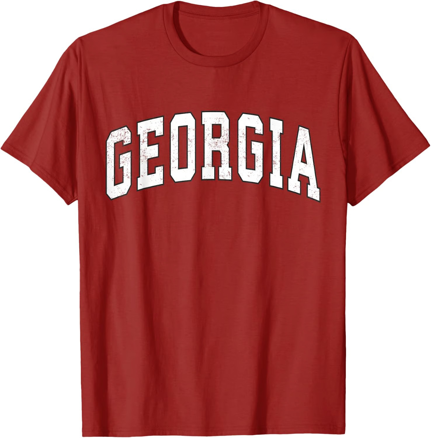 GA Georgia Vintage Red Style Tees for Men Women Boy Girl Kid T-Shirt