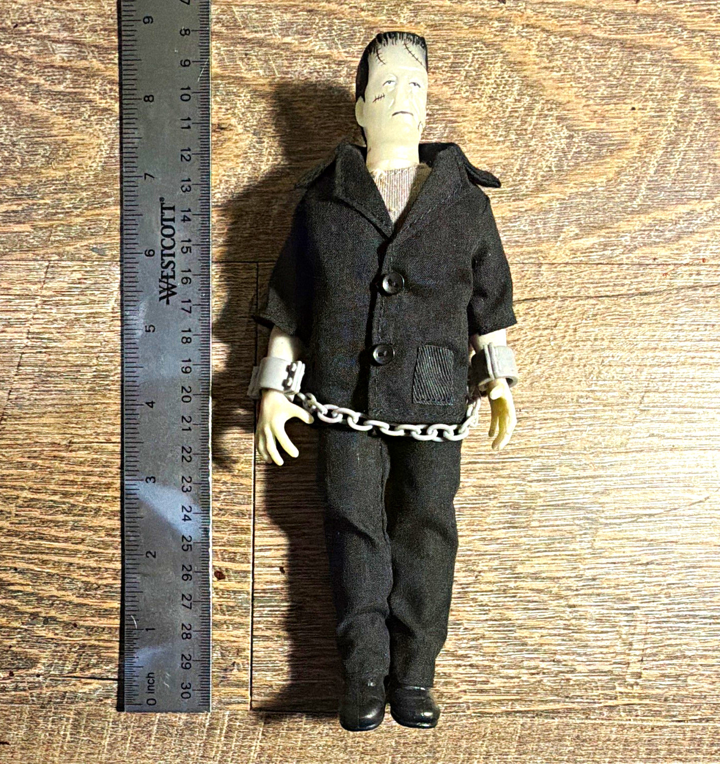 Frankenstein Monster Figure w/ Black Suit & Chain Cuffs Frankenstein Monster Figure w/ Black Suit & Chain Cuffs