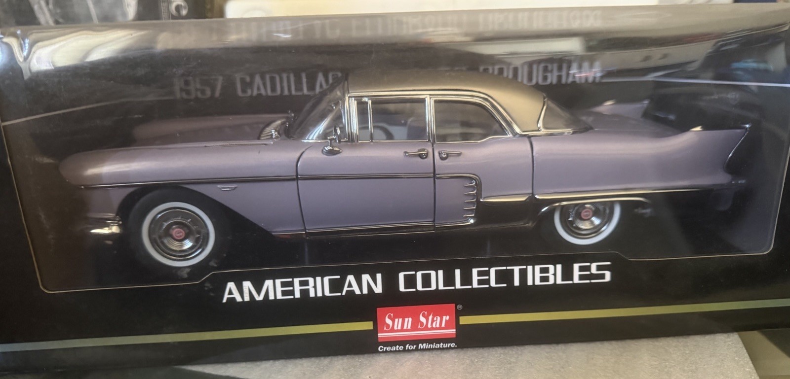 Sun Star 1957 Cadillac Eldorado 1/18 Model Car Brougham Rare Limited Edition Sun Star 1957 Cadillac Eldorado 1/18 Model Car Brougham Rare Limited Edition