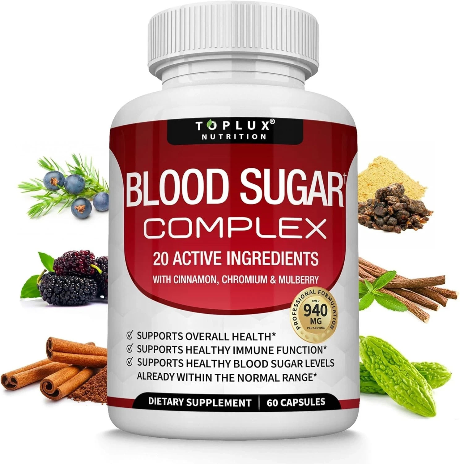BLOOD SUGAR BLEND SUPPORT Alpha Lipoic Acid & Cinnamon 20 Herbs Complex BLOOD SUGAR BLEND SUPPORT Alpha Lipoic Acid & Cinnamon 20 Herbs Complex
