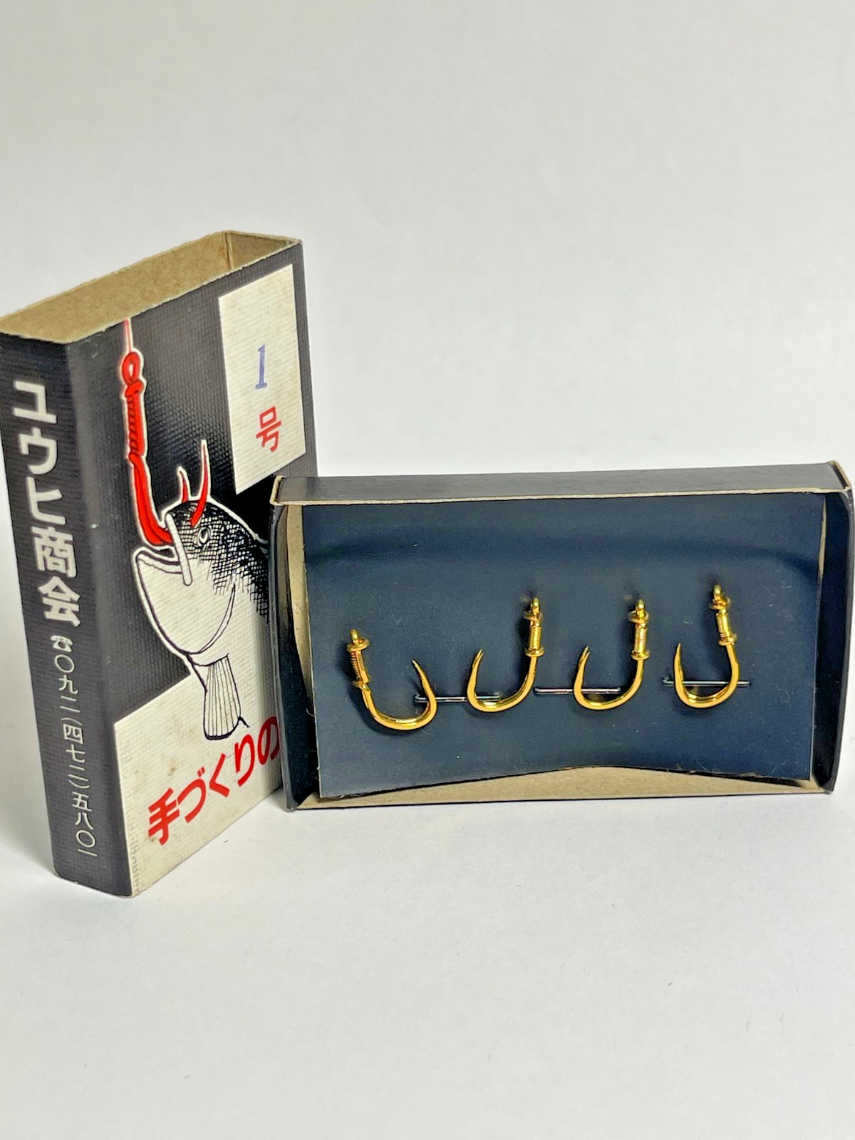 YUUHI SHOKAI Phantom Lightning Hook Handmade Hook #1 4pcs Vintage Rare