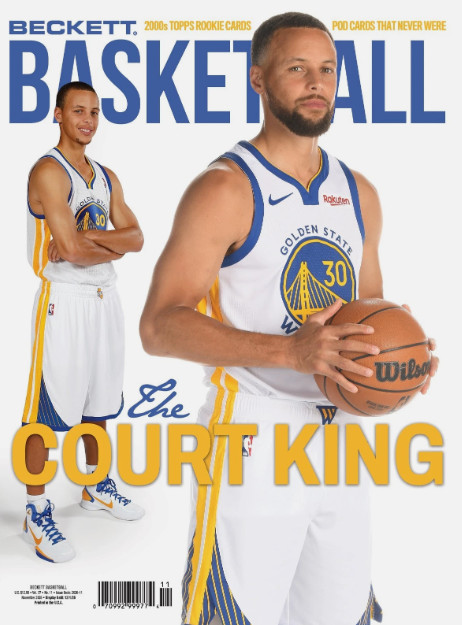 New November 2026 Beckett Basketball Card Price Guide Magazine W/ Stephen Curry