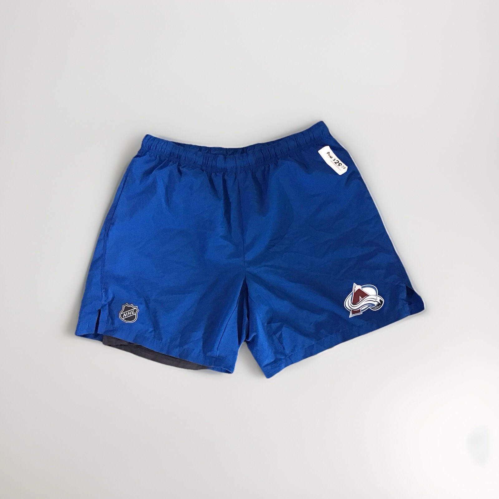 NWOT Blue Fanatics Player Issued Colorado Avalanche Men’s Large Lined Shorts NWOT Blue Fanatics Player Issued Colorado Avalanche Men’s Large Lined Shorts