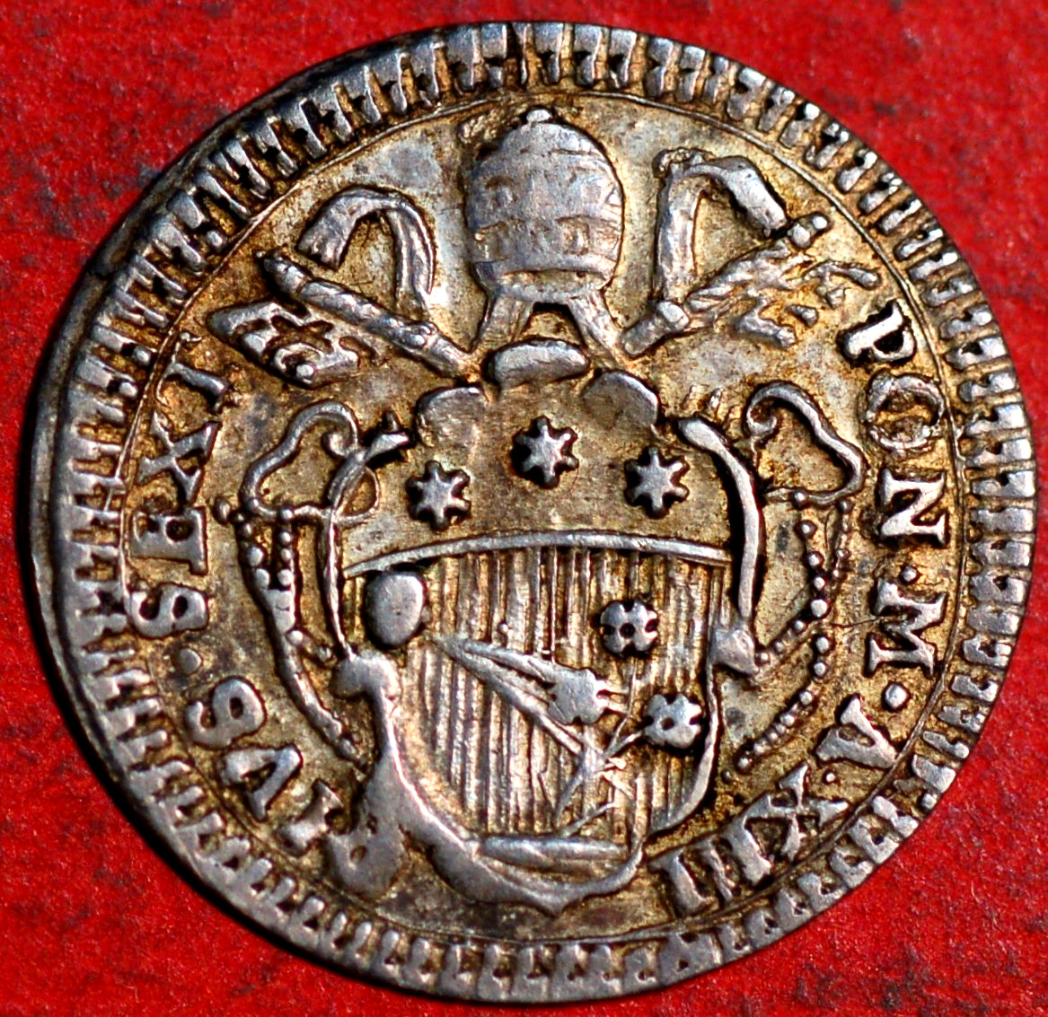 Italian States PAPAL STATES Grosso 1787-XIII KM# 1047