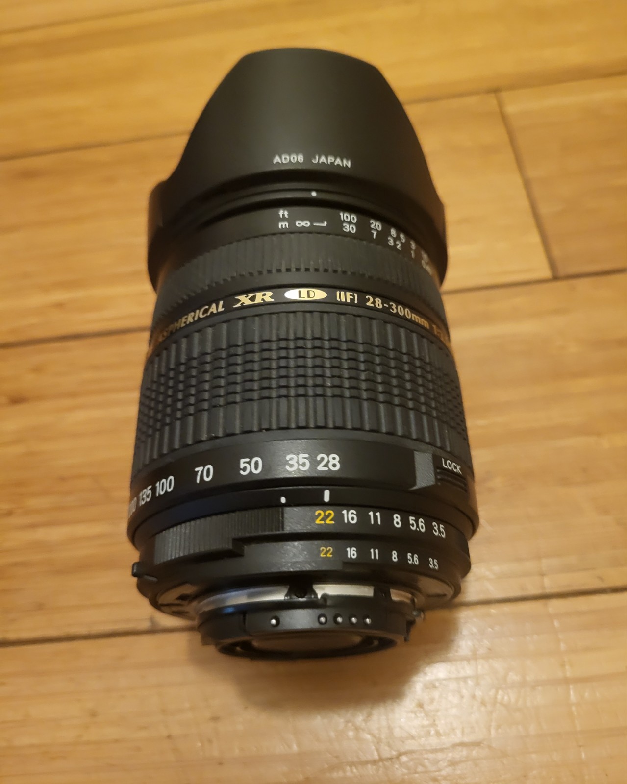 Tamron AF Aspherical XR Di LD (IF) 28-300MM Lens 1:3.5-6.3 Macro 62 EL Tamron AF Aspherical XR Di LD (IF) 28-300MM Lens 1:3.5-6.3 Macro 62 EL