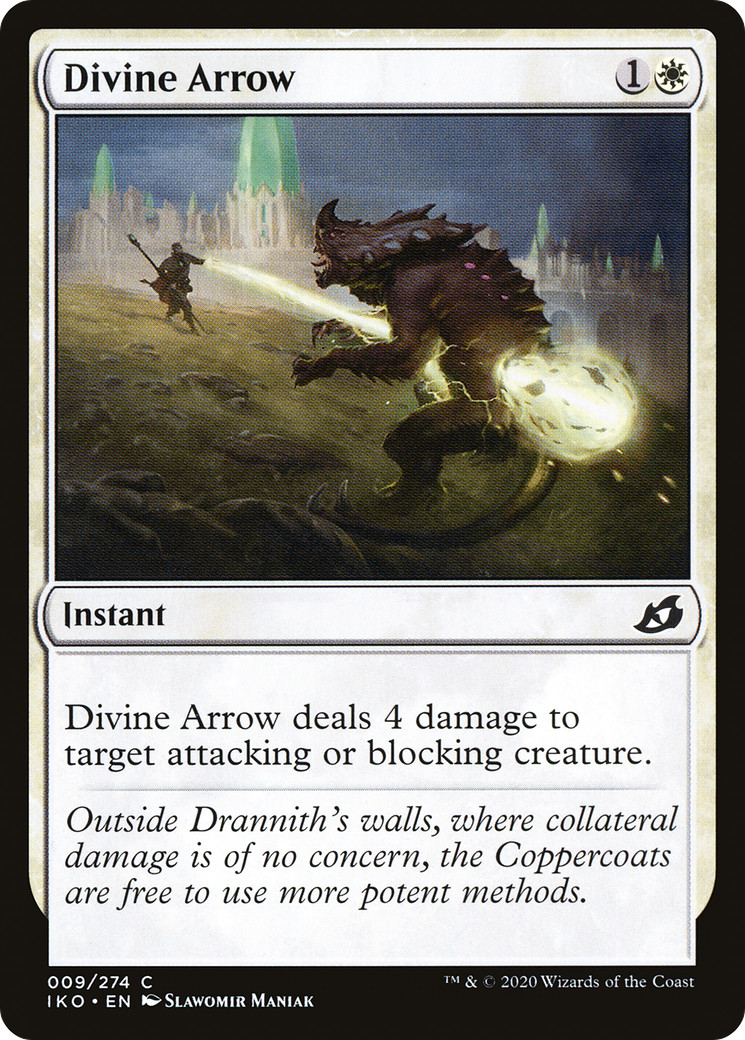 x4 Divine Arrow IKO MTG Ikoria 9/274 COMMON M/NM 4x