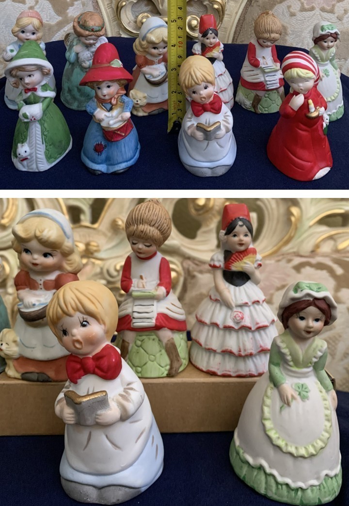 Vintage Jasco JSNY Merri Bell Porcelain Figurines Lot of 10 Vintage Jasco JSNY Merri Bell Porcelain Figurines Lot of 10