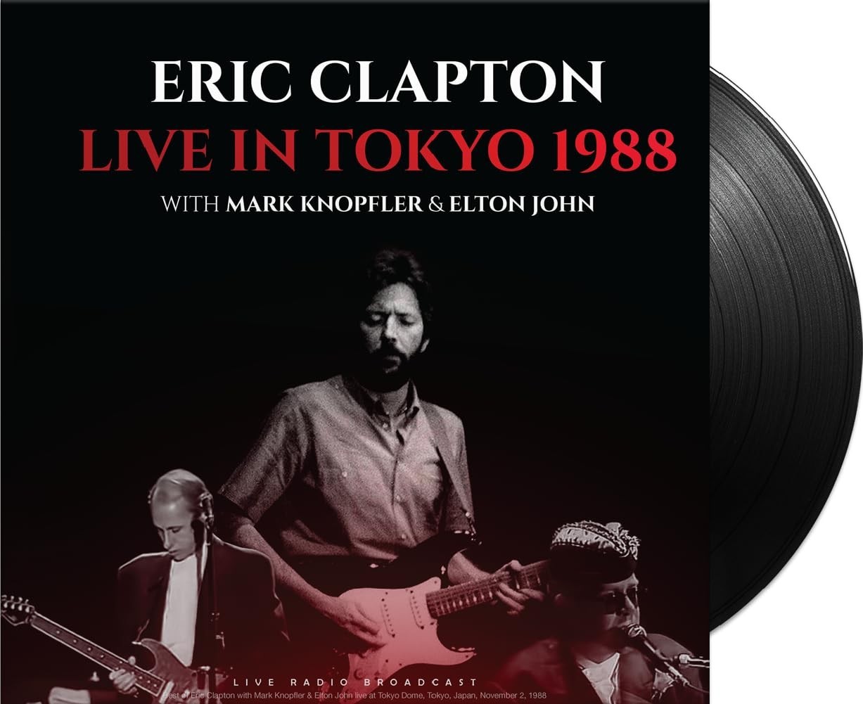 Eric Clapton With Mark Knopfler & Elton John – Live In Tokyo 1988 LP 12 Eric Clapton With Mark Knopfler & Elton John – Live In Tokyo 1988 LP 12