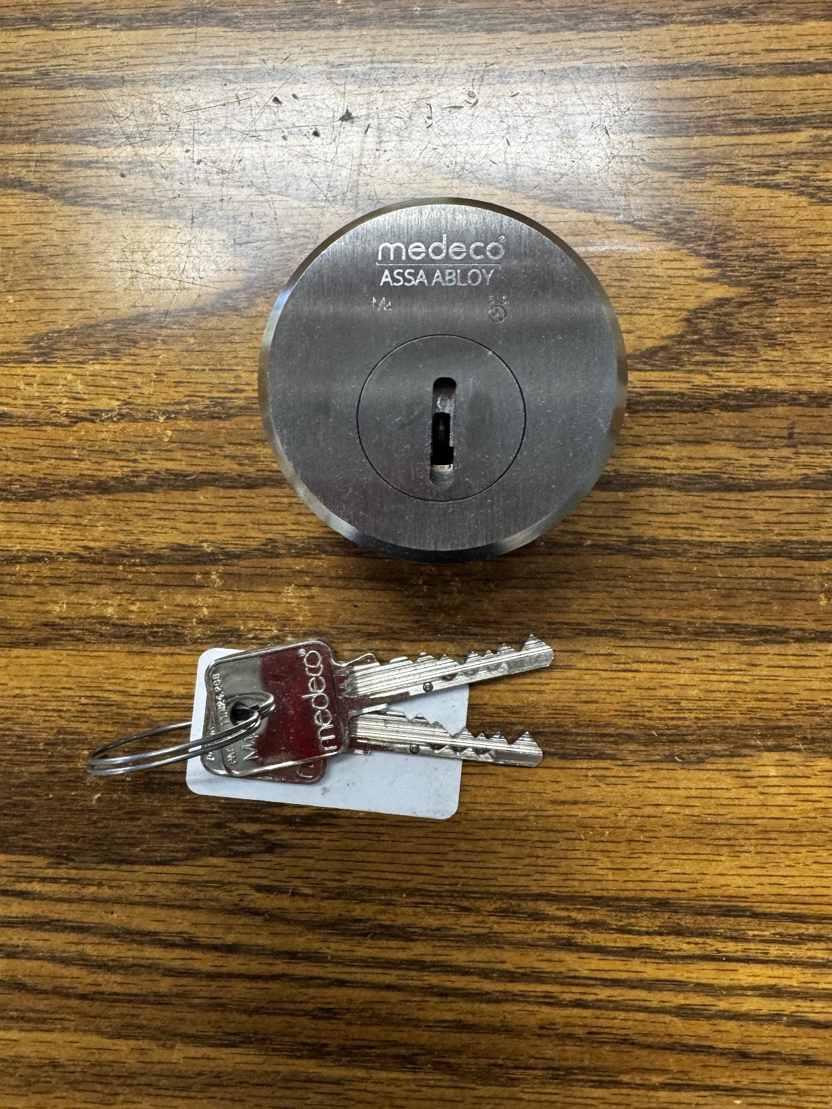 Medeco4 Mogul Cylinder w/ 2 Keys - 2 Medeco4 Mogul Cylinder w/ 2 Keys - 2