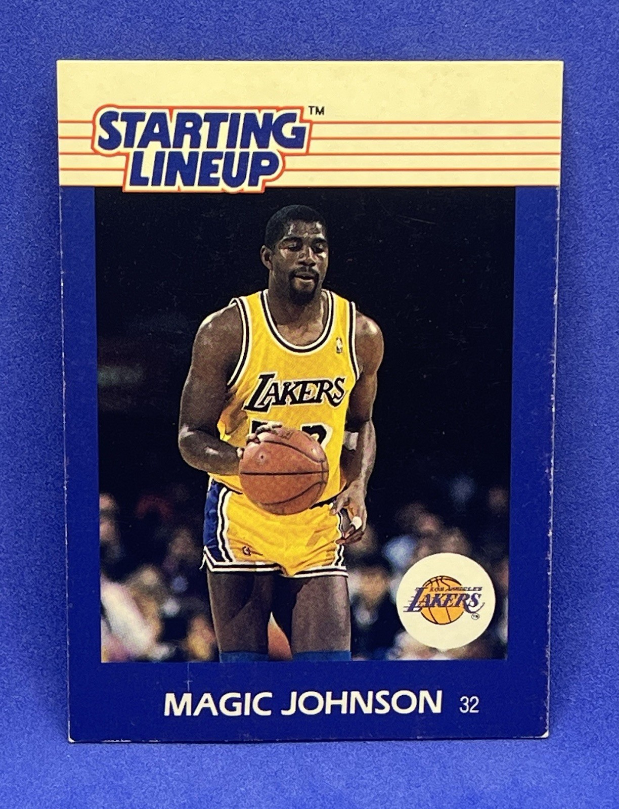 1988 Magic Johnson Kenner Starting Lineup Card 1988 Magic Johnson Kenner Starting Lineup Card