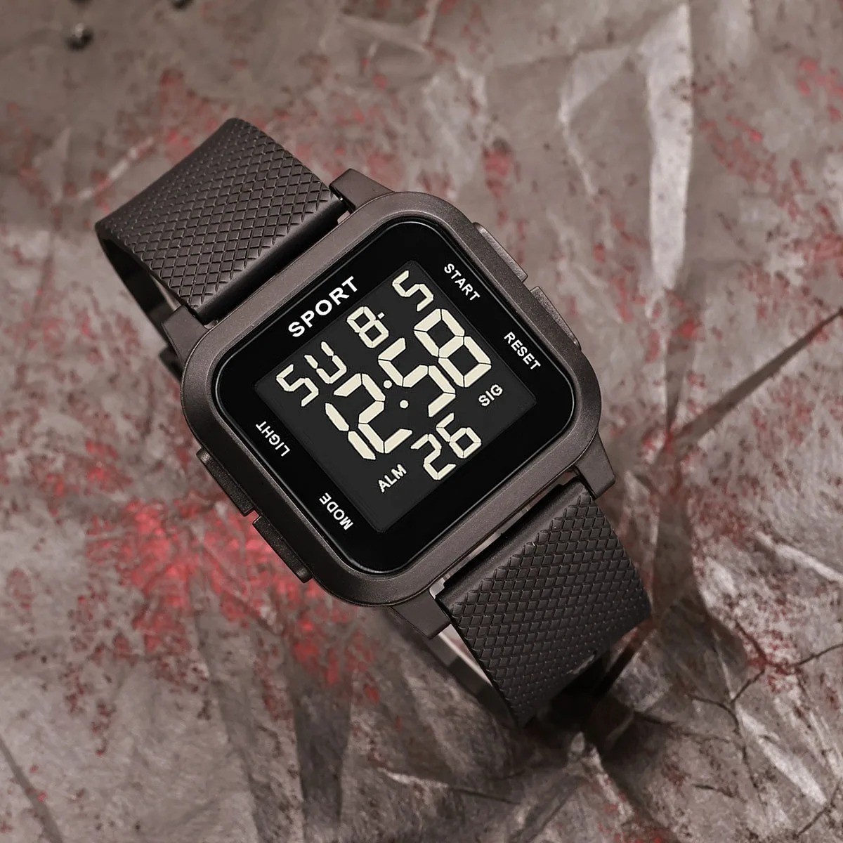 Waterproof Digital Sports Watch Men Military Tactical LED Backlight Wristwatch Waterproof Digital Sports Watch Men Military Tactical LED Backlight Wristwatch
