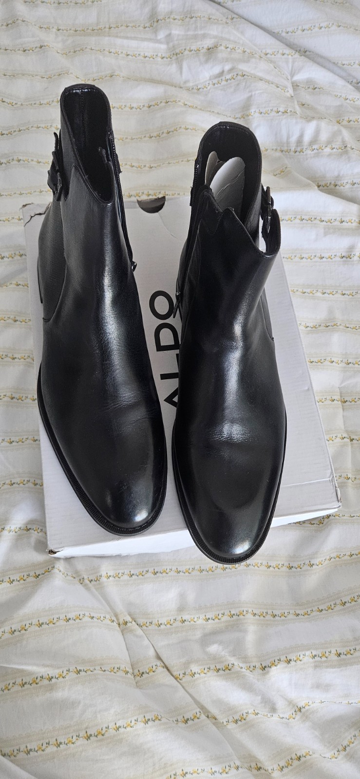 aldo black chelsea boots myers size 14