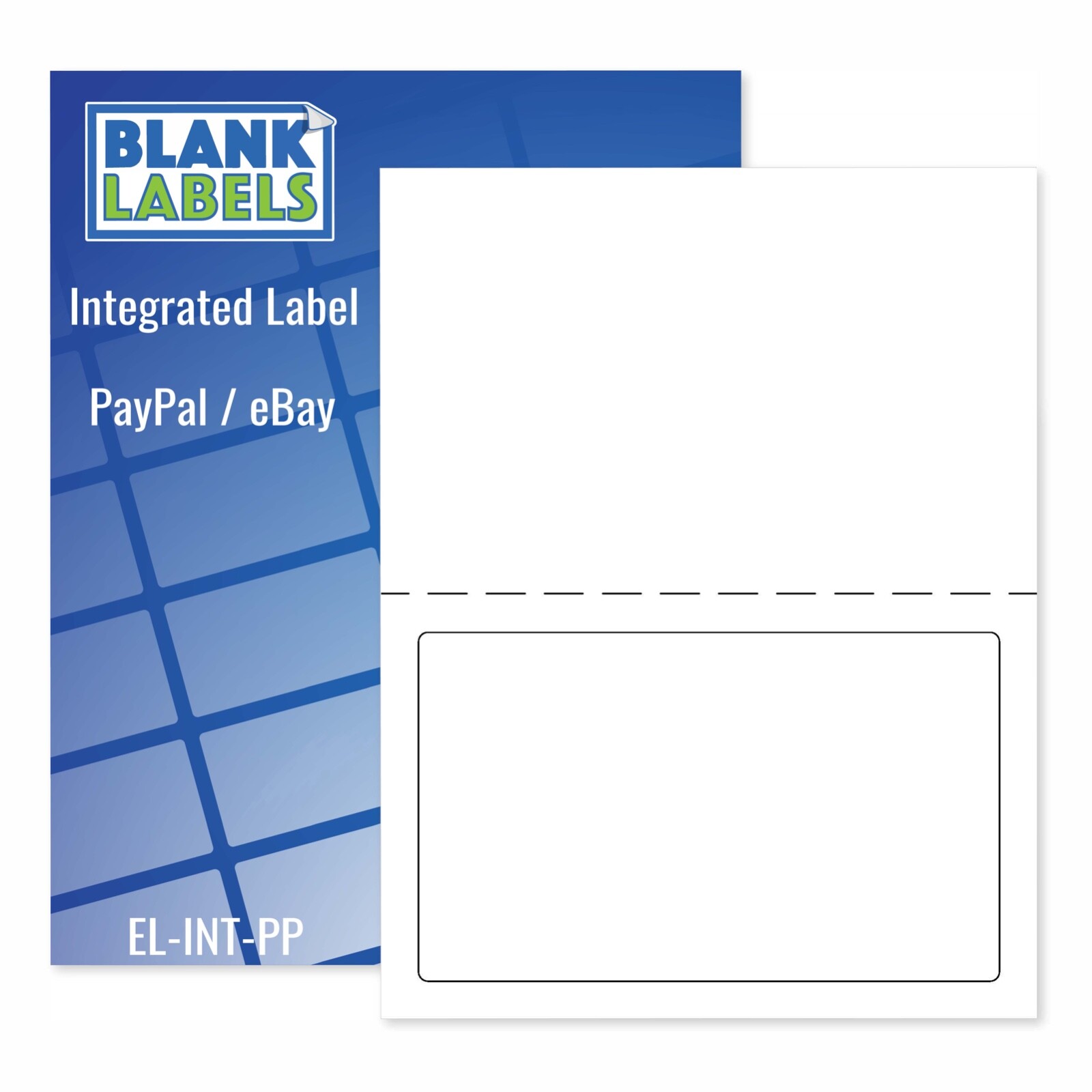 1000 Adhesive Labels w/ Tear off Paper Receipt. Ebay and Paypal Laser / Ink Jet
