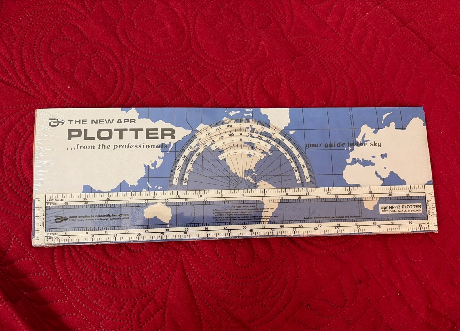 Vintage Aero APR NP-13 Pilot Navigational Plotter - SEALED Vintage Aero APR NP-13 Pilot Navigational Plotter - SEALED