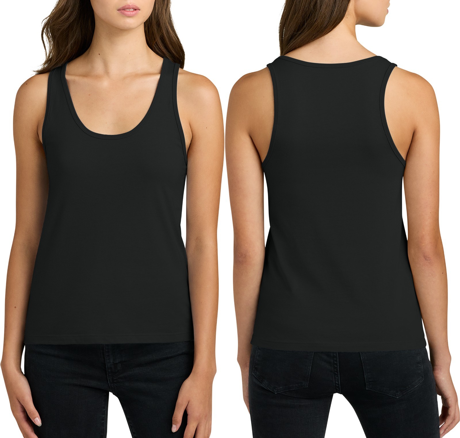 Ladies Classic Fit 100% Soft Spun Cotton Tank Top Womens Sleeveless Tee XS-2XL Ladies Classic Fit 100% Soft Spun Cotton Tank Top Womens Sleeveless Tee XS-2XL