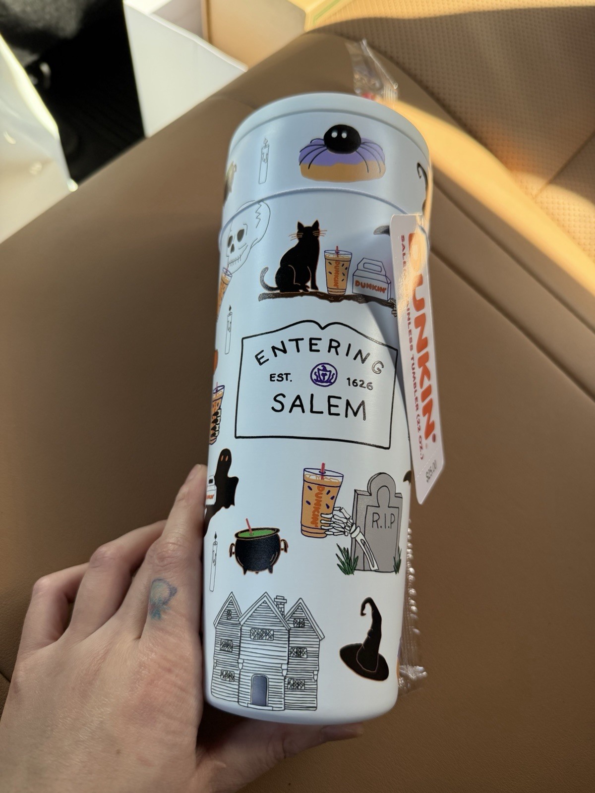 BRAND NEW 2026 Salem Dunkin’ Stainless Steel Tumbler (22oz) - Limited Edition BRAND NEW 2026 Salem Dunkin’ Stainless Steel Tumbler (22oz) - Limited Edition