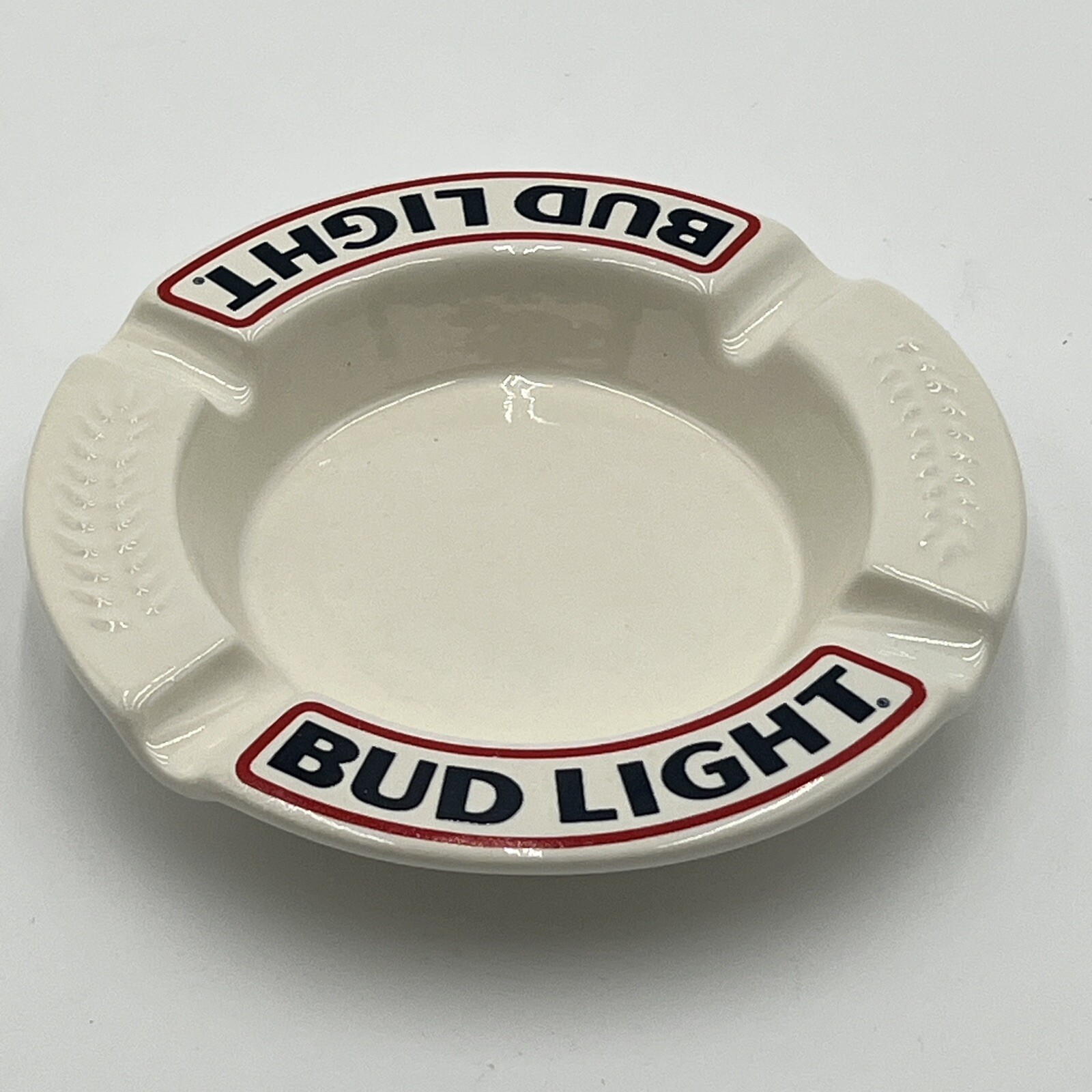 Vintage Bud Light Ceramic Ashtray By Haeger USA New Old Stock Bar Man Cave Vintage Bud Light Ceramic Ashtray By Haeger USA New Old Stock Bar Man Cave