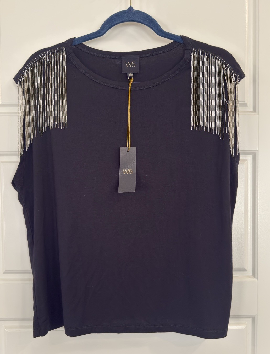 W5 Women’s Top With Fringe Size M W5 Women’s Top With Fringe Size M