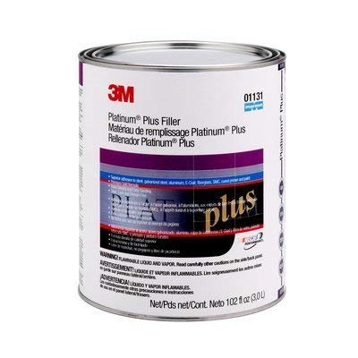 3M(TM) Platinum(TM) Plus Filler, 01131, 1 Gallon (US), 4 per case 3M(TM) Platinum(TM) Plus Filler, 01131, 1 Gallon (US), 4 per case