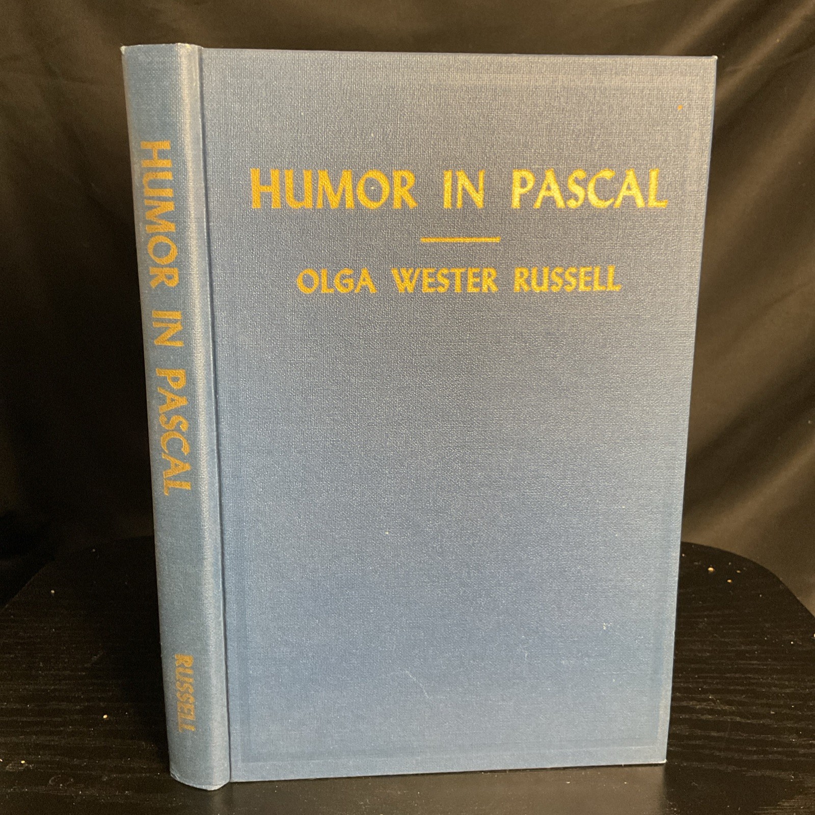 Humor in Pascal Olga W Russell Christopher Publishing VTG Comedic Analysis 1977 Humor in Pascal Olga W Russell Christopher Publishing VTG Comedic Analysis 1977