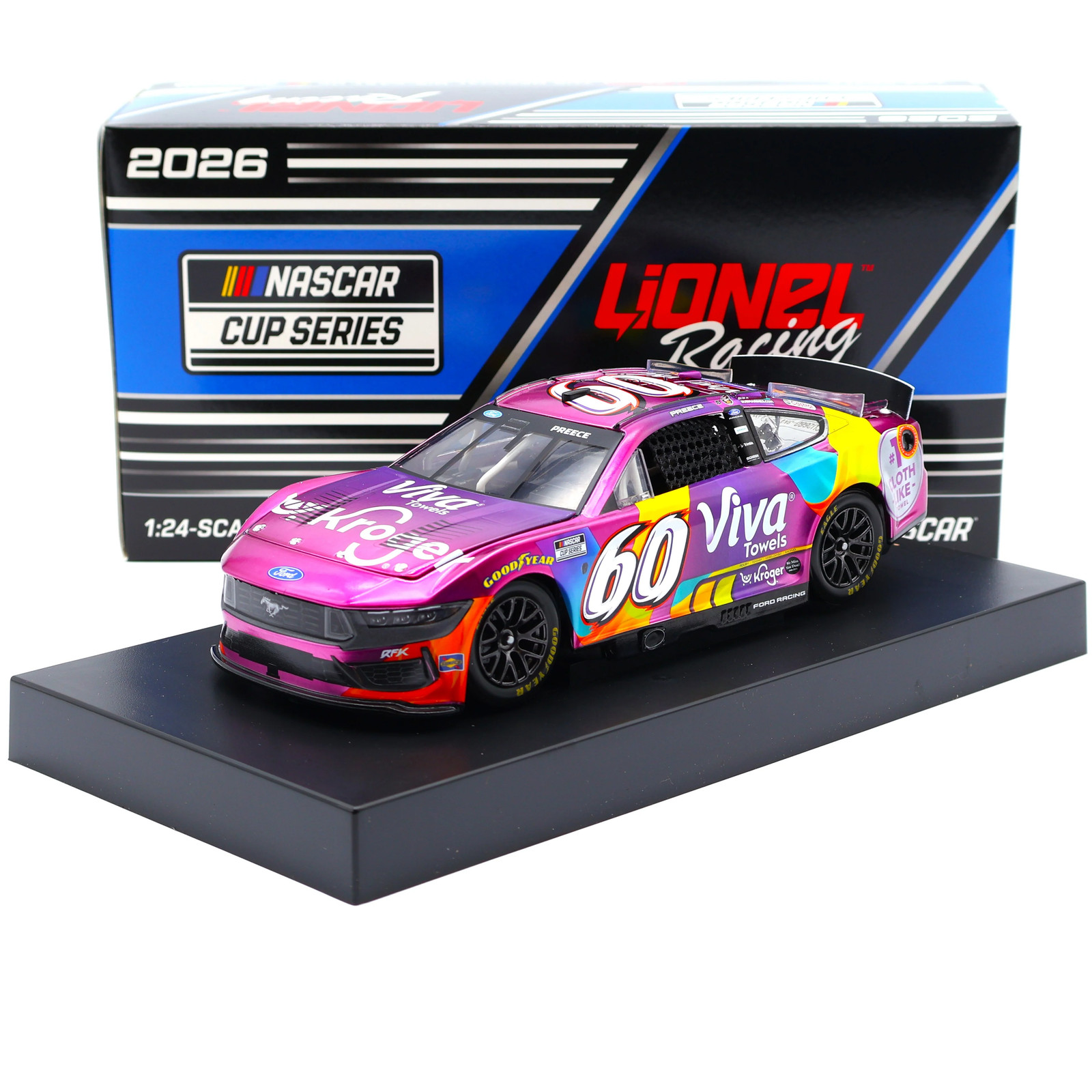Ryan Preece 2026 Kroger / Viva Tribute Color Chrome 1:24 Nascar Diecast