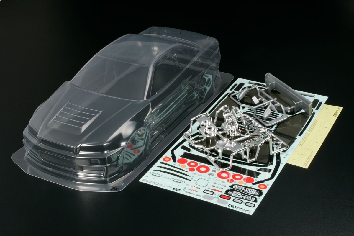 Tamiya 51246 - Nismo R34 GT-R Z-Tune 1/10 Touring Car Body Set, Clear
