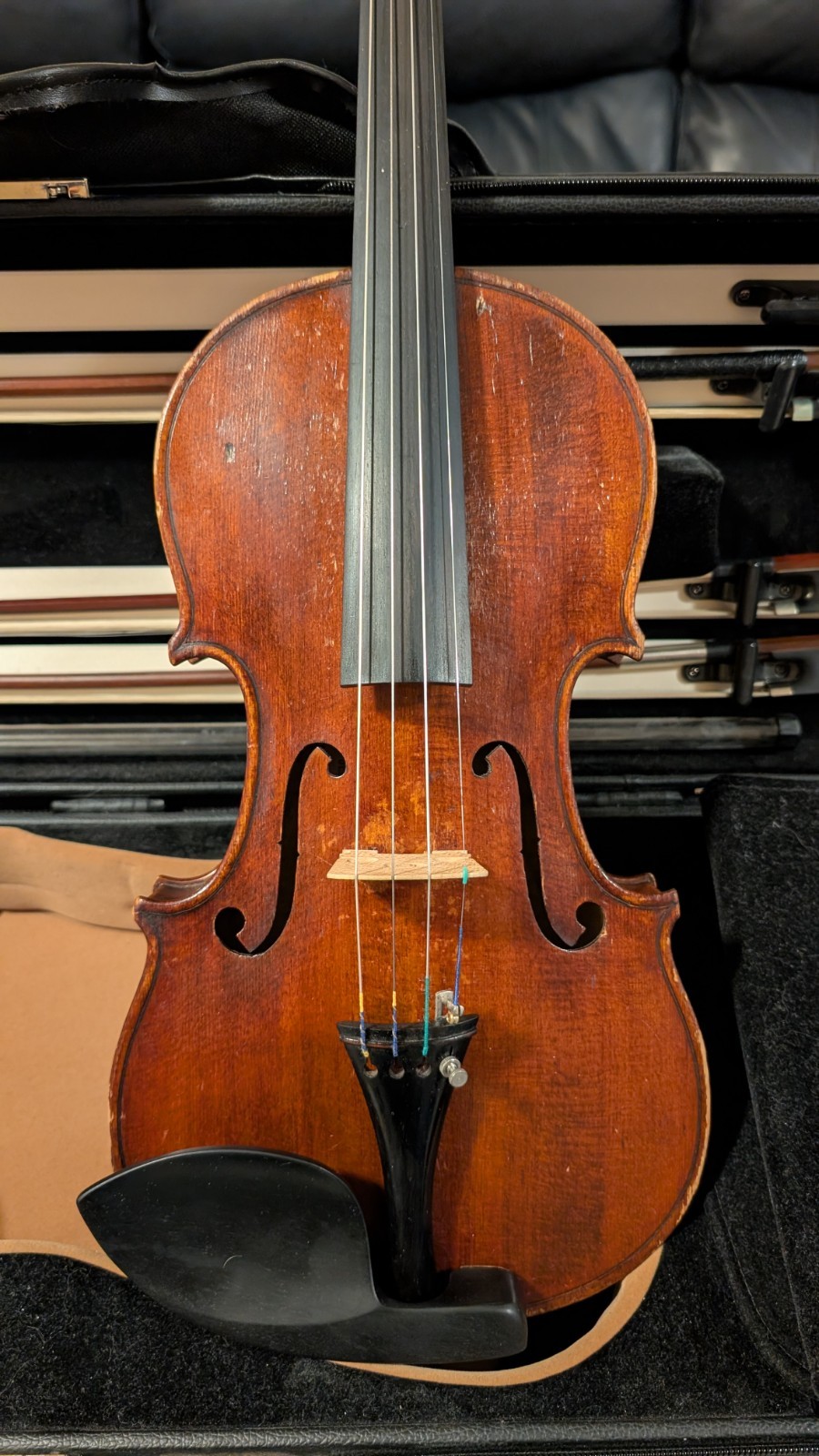 Antique Master German-School American Violin By Henry Bentin, New Orleans 1902 Antique Master German-School American Violin By Henry Bentin, New Orleans 1902