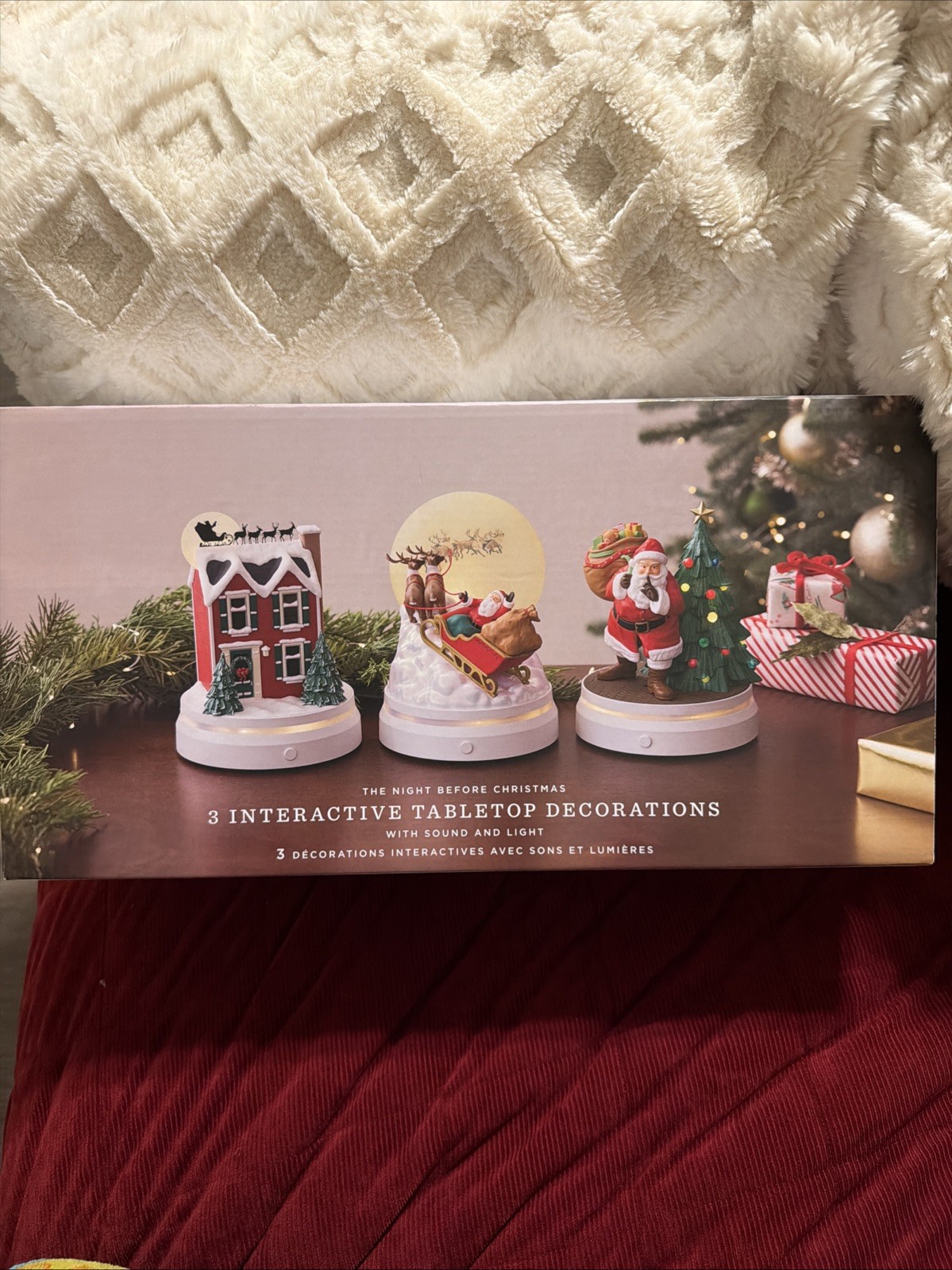 HALLMARK Night Before Christmas 3 Interactive Tabletop Displays W/Sound & Light HALLMARK Night Before Christmas 3 Interactive Tabletop Displays W/Sound & Light