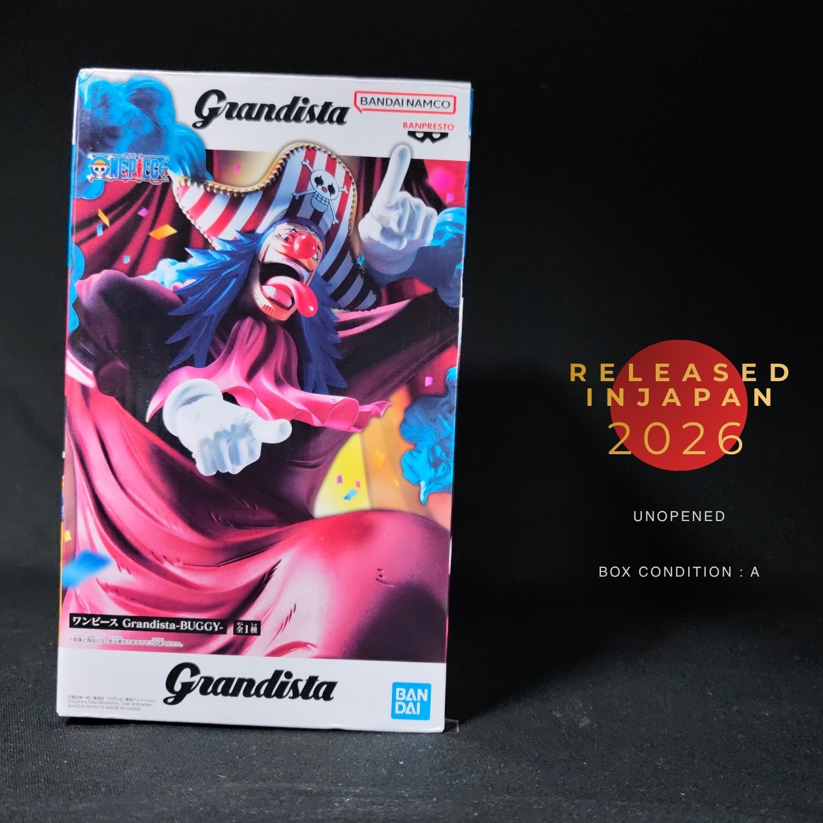 One Piece Buggy Grandista Figure BANPRESTO from Japan