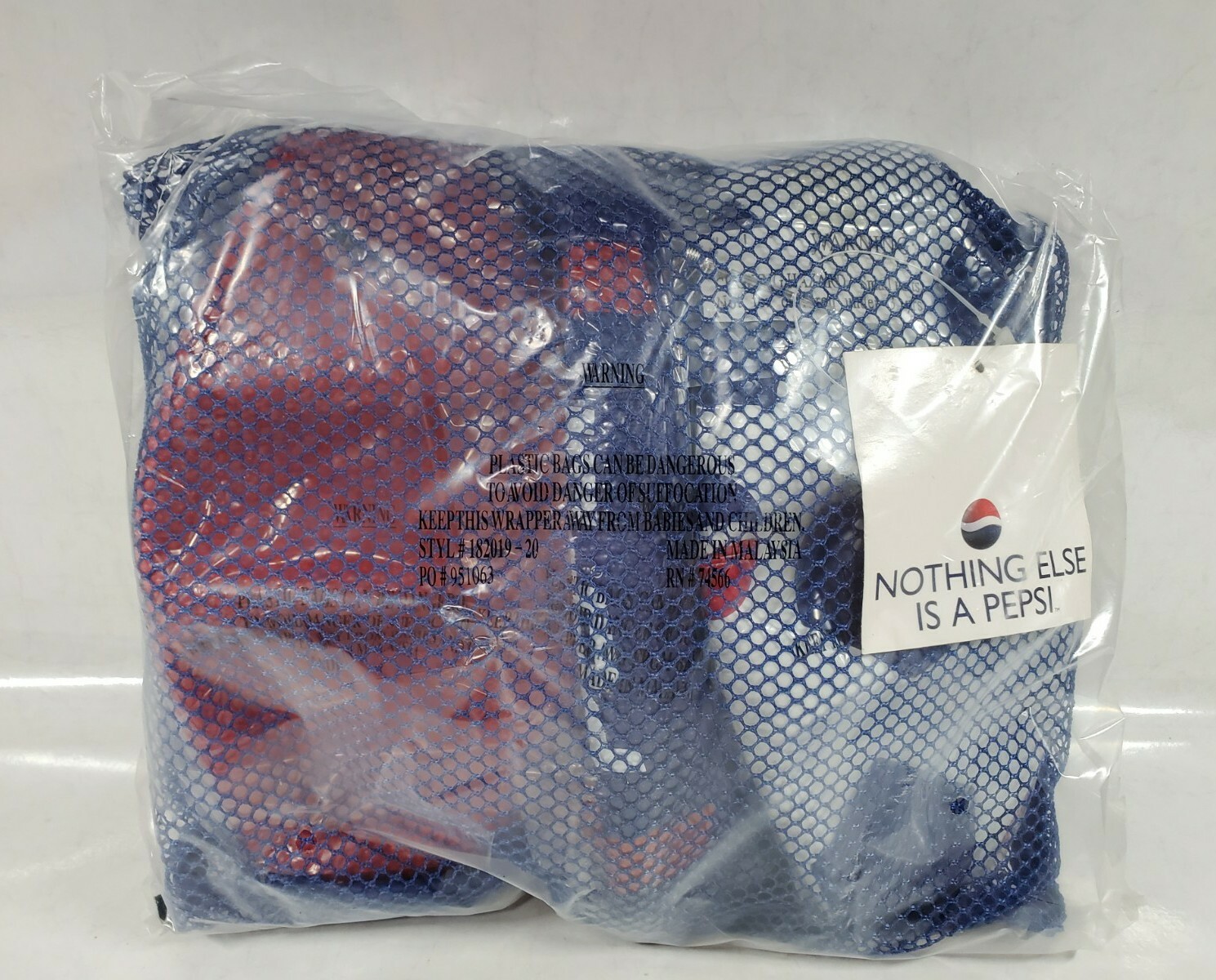 Vintage(NEW) Pepsi Points/Stuff Mesh Ball Bag w/ SoccerBall Football Basketball Vintage(NEW) Pepsi Points/Stuff Mesh Ball Bag w/ SoccerBall Football Basketball