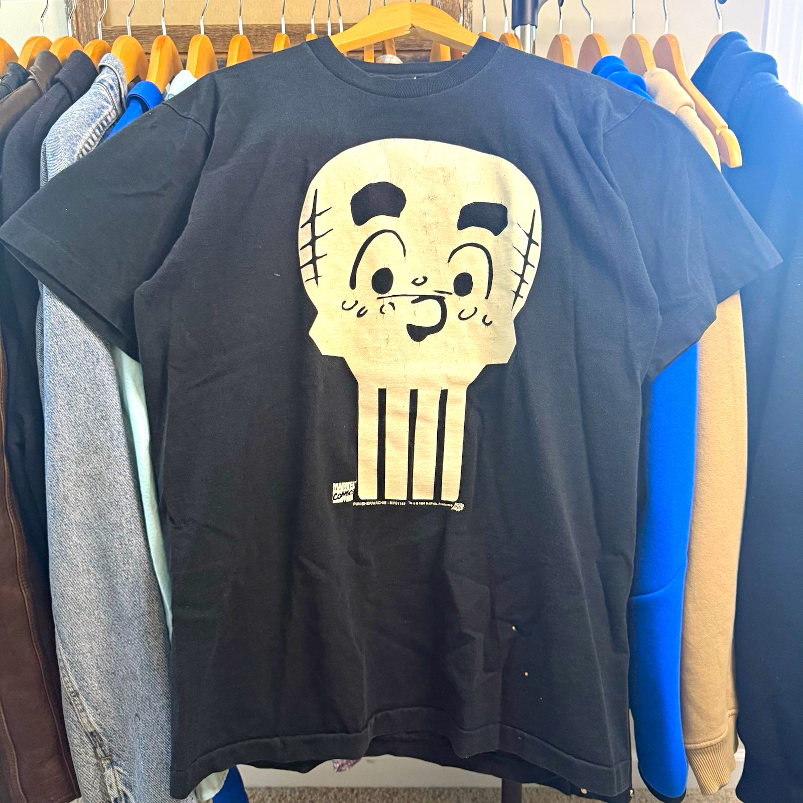 Vintage 1994 Punisher Meets Archie Promo Tee Size Large Very Rare 21x30