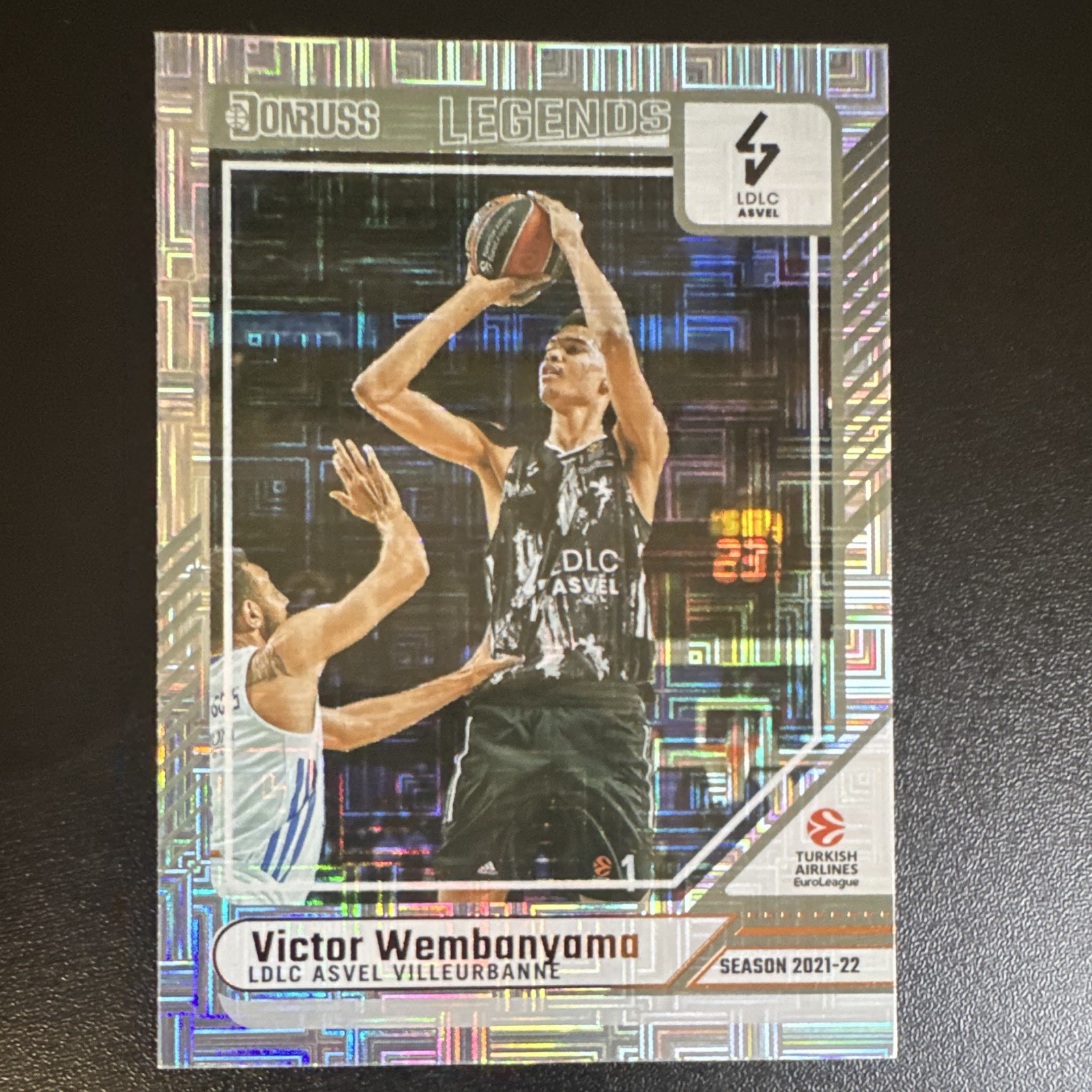 Panini 2024-25 Donruss EuroLeague Legends Insert Victor Wembanyama #161 Panini 2024-25 Donruss EuroLeague Legends Insert Victor Wembanyama #161
