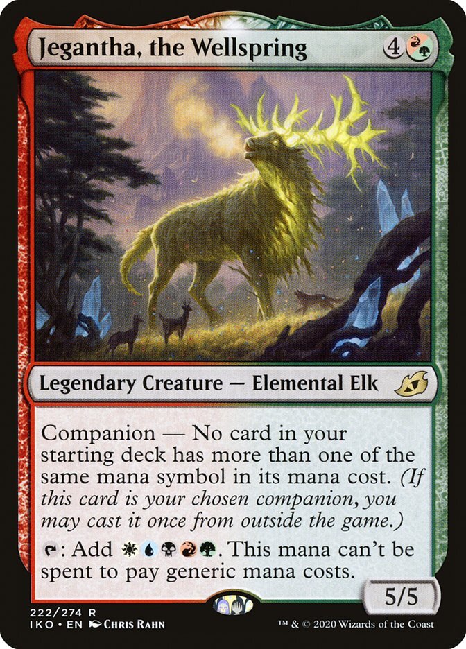 MTG Jegantha, the Wellspring (222/434) Ikoria Lair of Behemoths LP MTG Jegantha, the Wellspring (222/434) Ikoria Lair of Behemoths LP